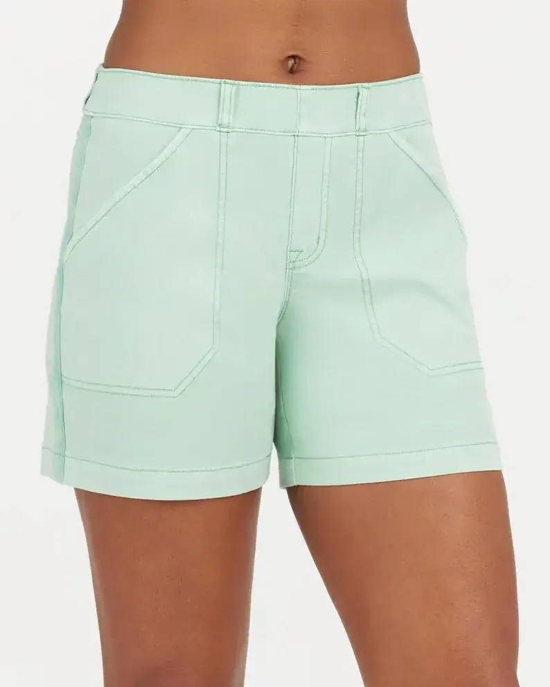 2023 Cross-Border New High Elastic Twill Shorts