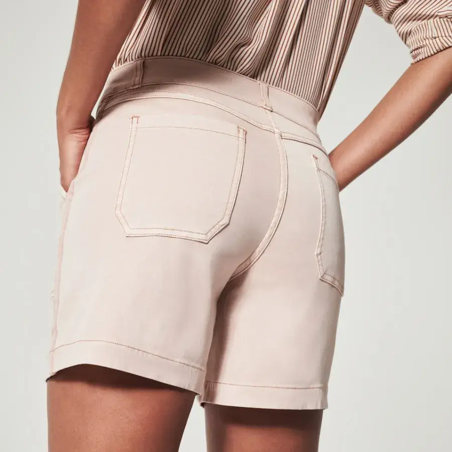 2023 Cross-Border New High Elastic Twill Shorts