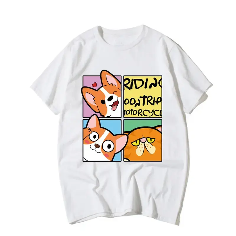 2023 Kids T-Shirt Yellow Moto Gear Print Small Medium - Image 4