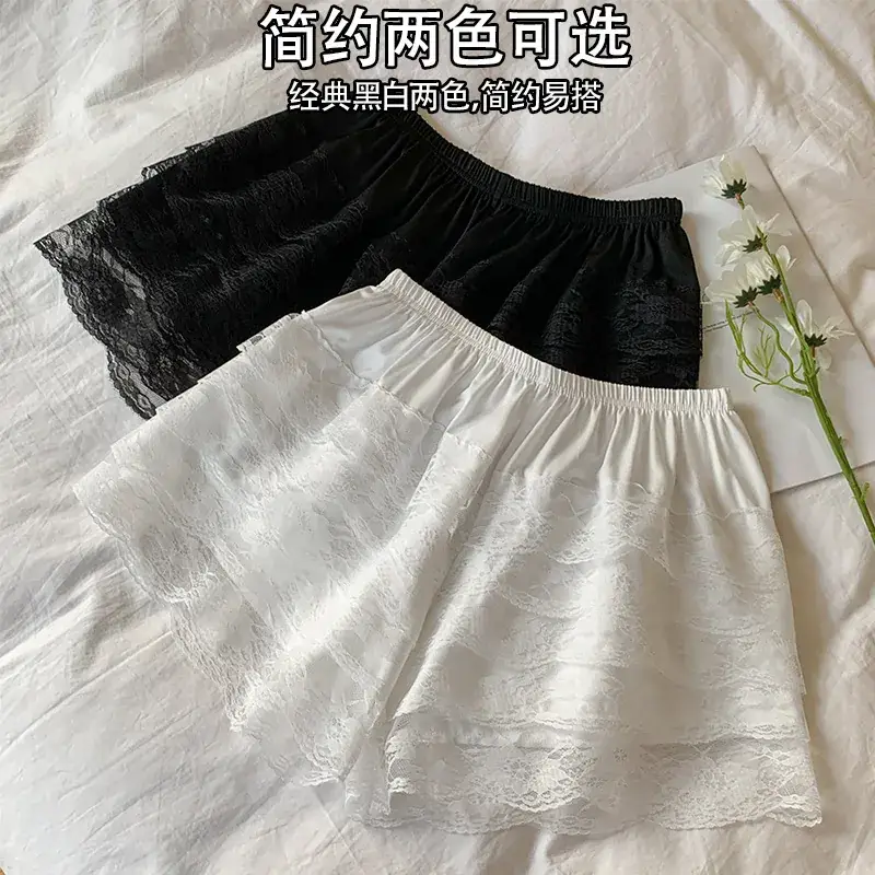 White Lace Shorts for Women Summer Wear - Image 6