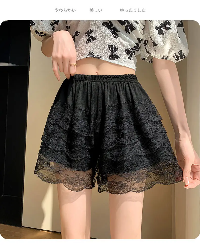 White Lace Shorts for Women Summer Wear — feature 16