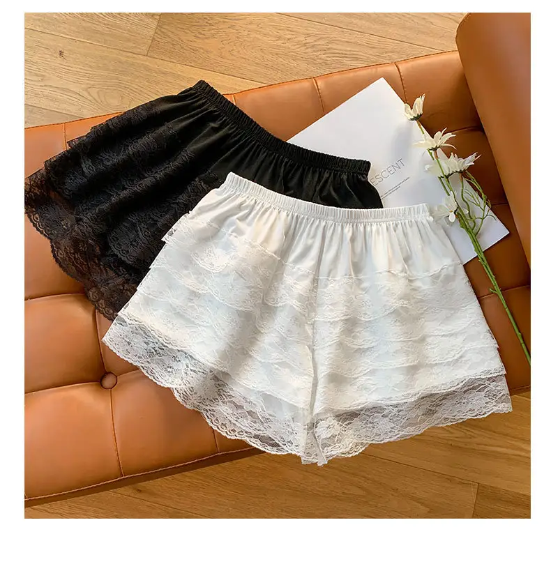 White Lace Shorts for Women Summer Wear — feature 17