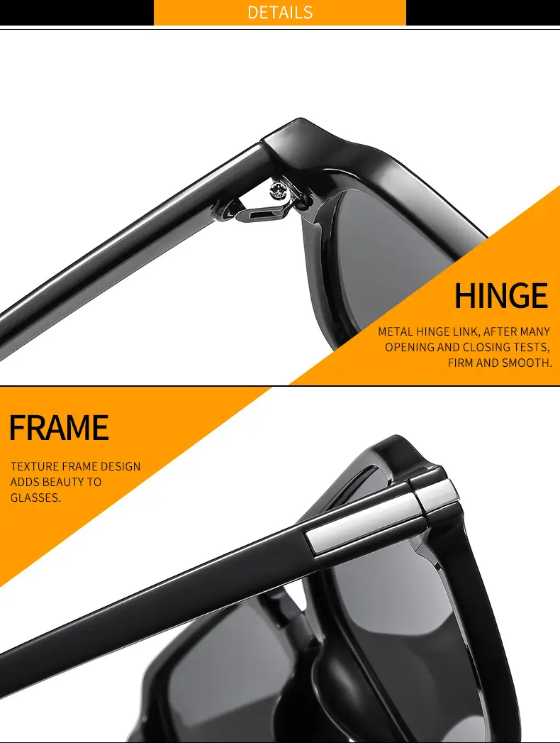European & American Double Beam Sunglasses for Men Women β feature 16