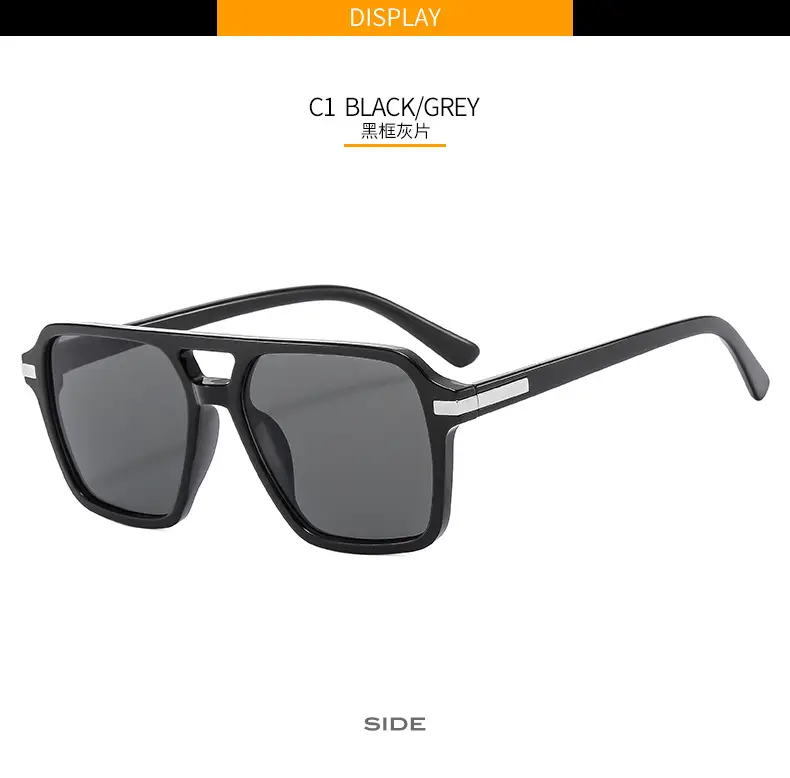 European & American Double Beam Sunglasses for Men Women β feature 7