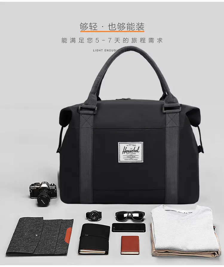 Red Oxford Handbag for Travel & Daily Use — feature 10