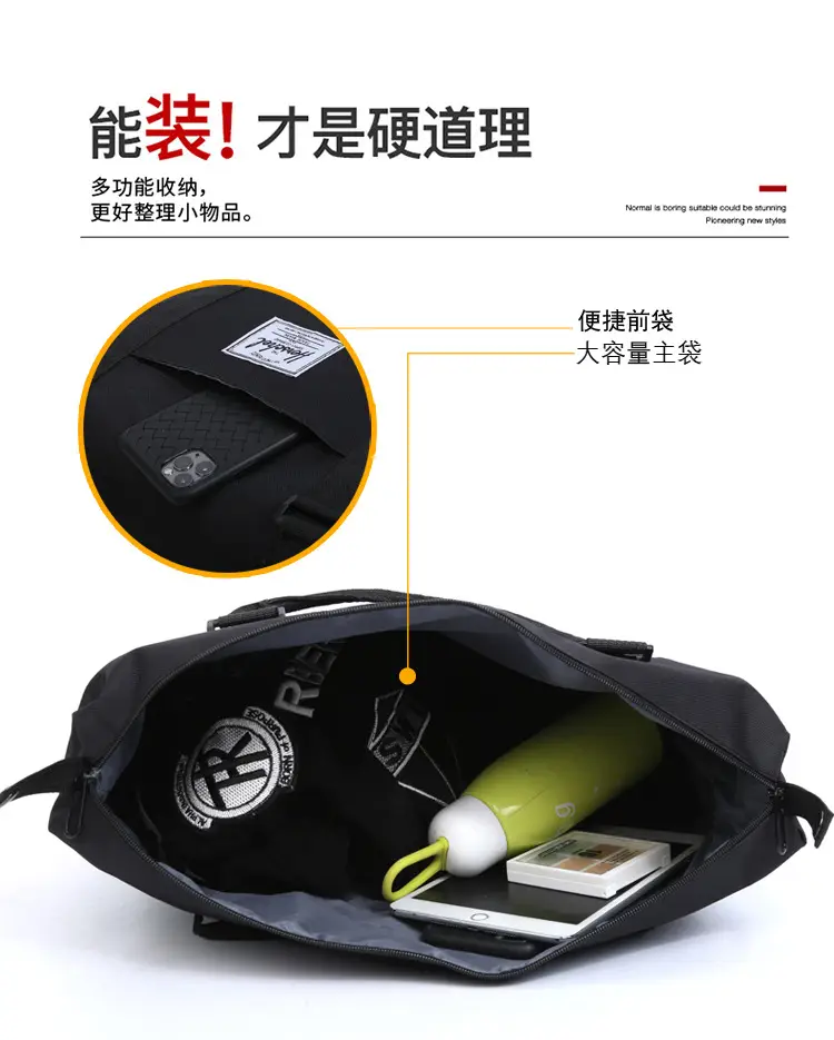 Red Oxford Handbag for Travel & Daily Use — feature 11