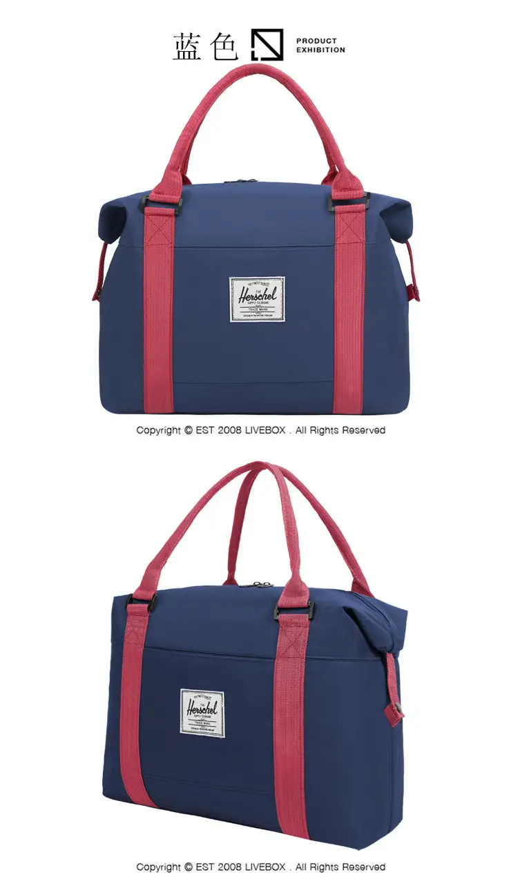 Red Oxford Handbag for Travel & Daily Use — feature 17