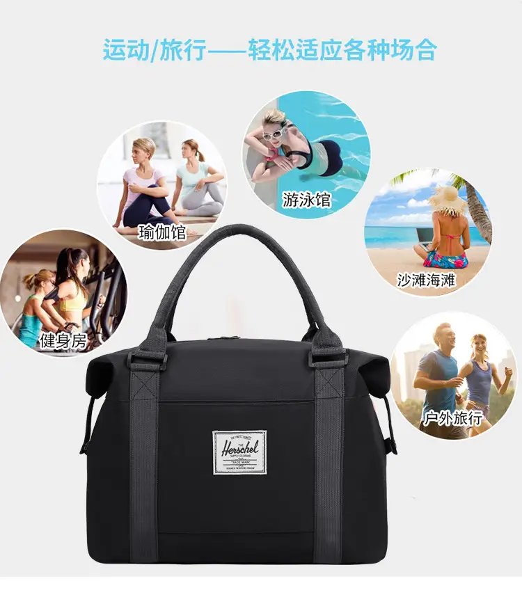 Red Oxford Handbag for Travel & Daily Use — feature 6