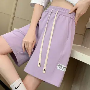 Women's Pink Loose Waist Shorts 2025 Summer — feature 22