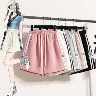 Women's Pink Loose Waist Shorts 2025 Summer — feature 26