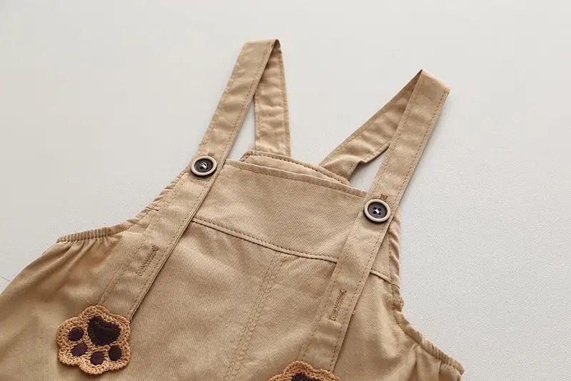 Boys Cartoon Print Strap Shorts Set Summer Wear — feature 11