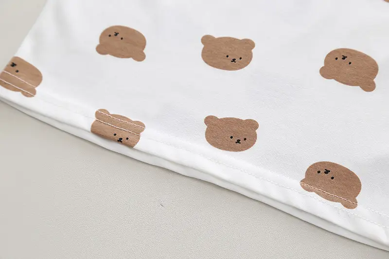 Boys Cartoon Print Strap Shorts Set Summer Wear — feature 9