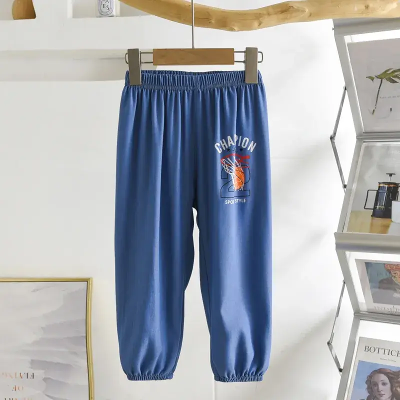 Summer Ice Silk Anti-Mosquito Pants for Boys Girls