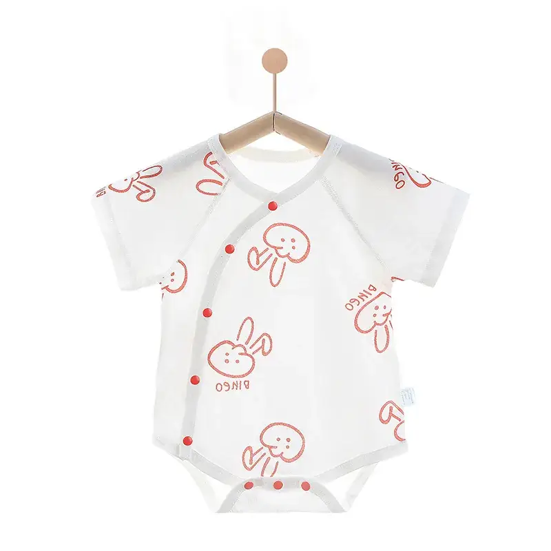 Baby Boneless Sheath Romper Cotton Summer White - Image 10