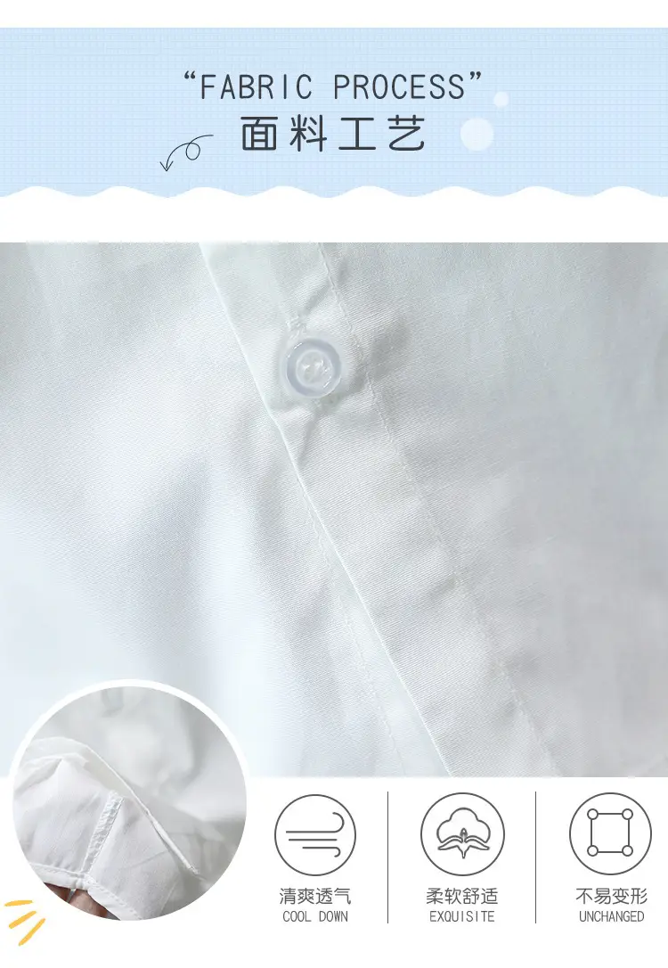 3326 Boys White Short Sleeve Shirt Summer 2025 — feature 6