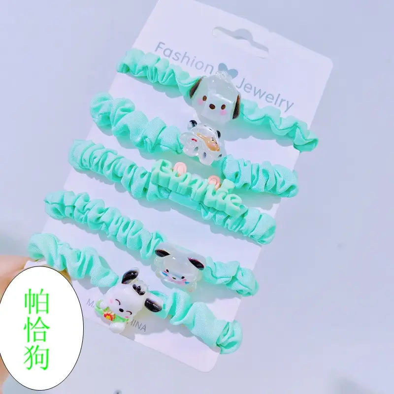 Cute Cartoon Hair Bands for Girls in Rainbow Colors - Image 6