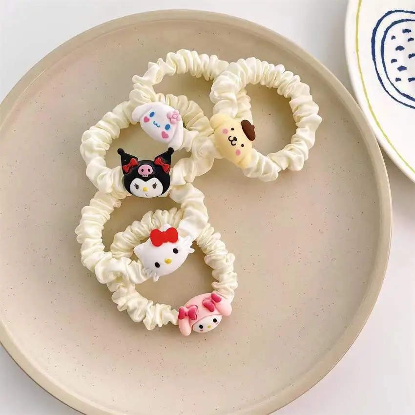 Cute Cartoon Hair Bands for Girls in Rainbow Colors - Image 8