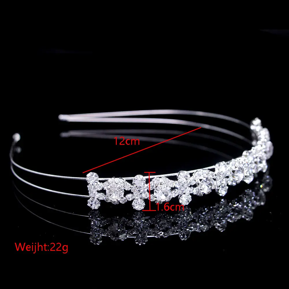 European & American Bride Diamond Hair Band for Women - Image 4