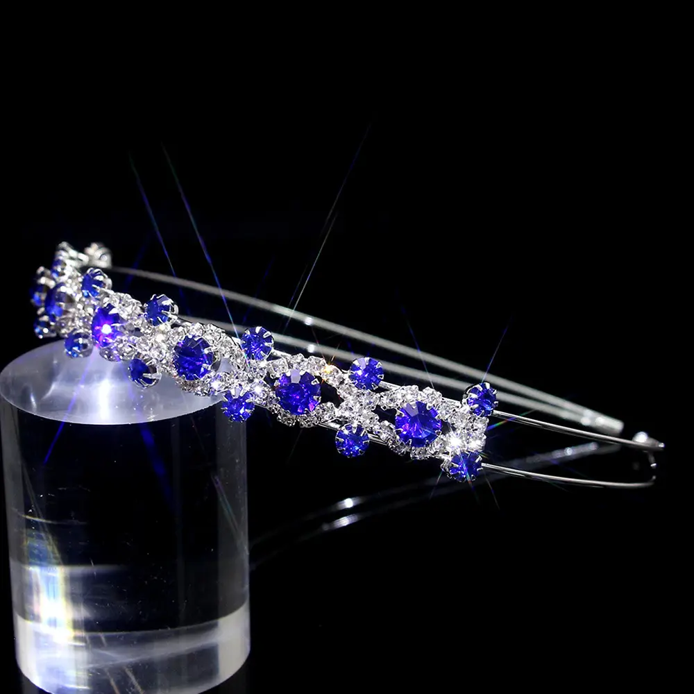 European & American Bride Diamond Hair Band for Women - Image 5