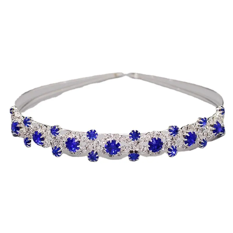 European & American Bride Diamond Hair Band for Women - Image 6