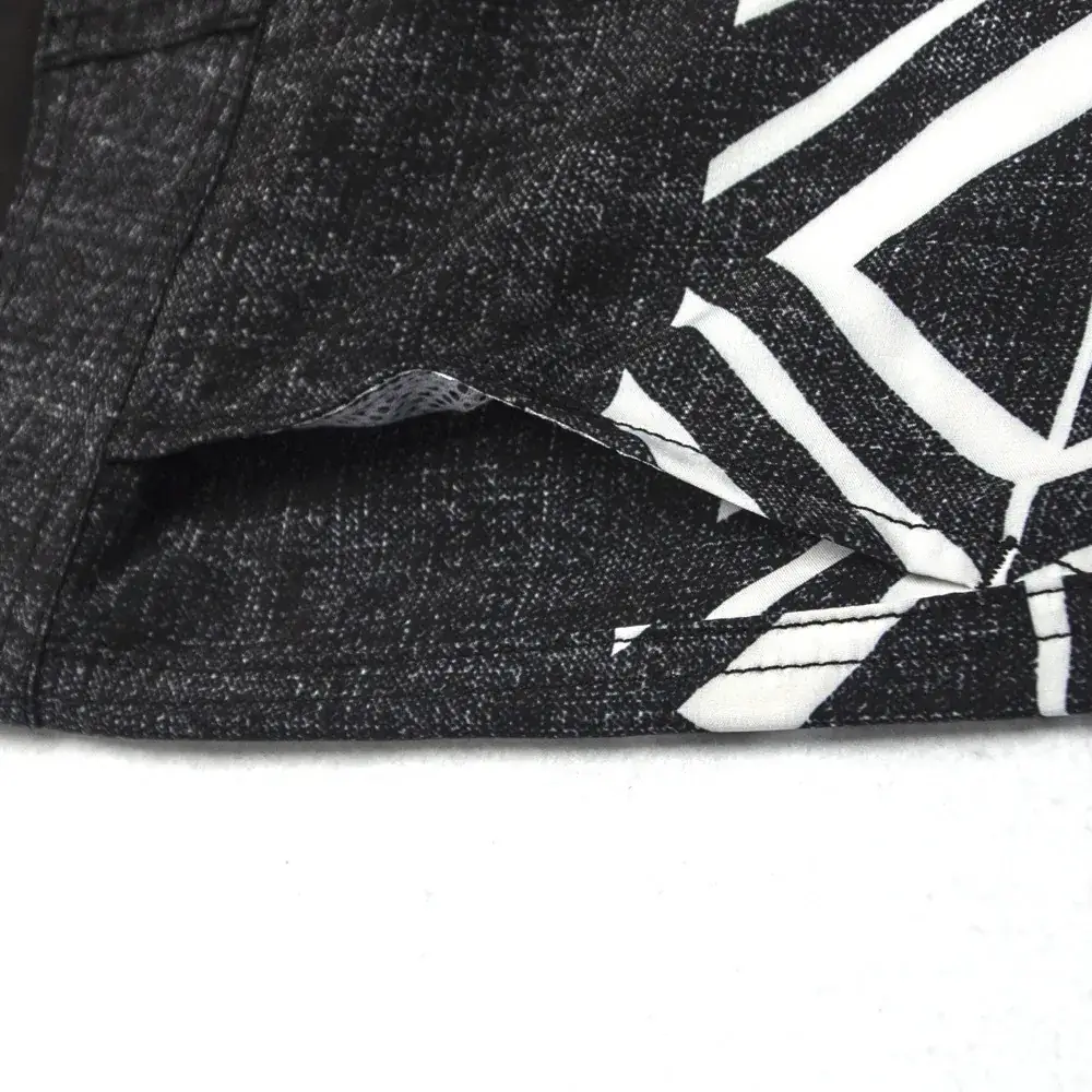 Men's Blue Patterned Quick-Drying Beach Shorts - Image 17