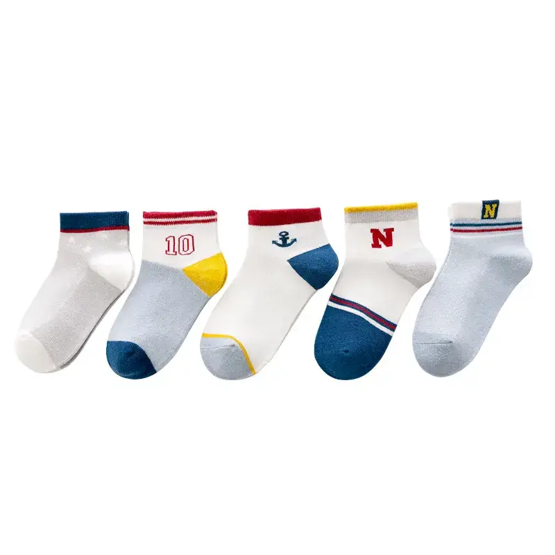 Kids Striped Mesh Socks for Boys Girls Summer Wear - Image 14