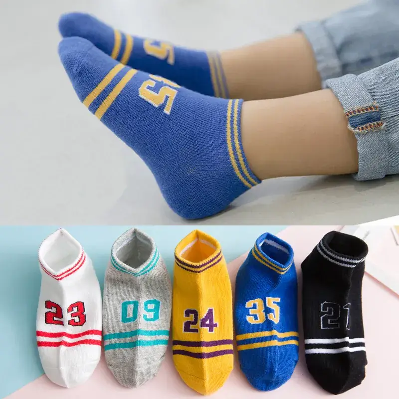 Kids Striped Mesh Socks for Boys Girls Summer Wear - Image 3