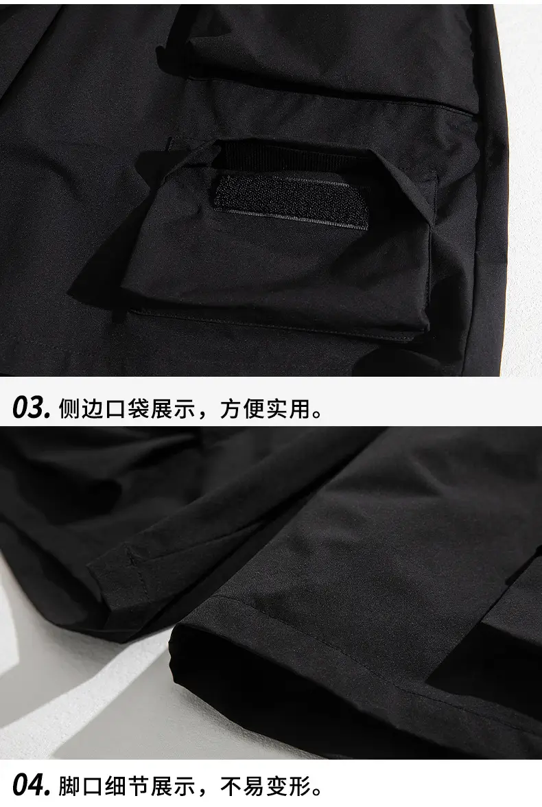 Japanese Style Cargo Shorts for Men Olive Green — feature 23
