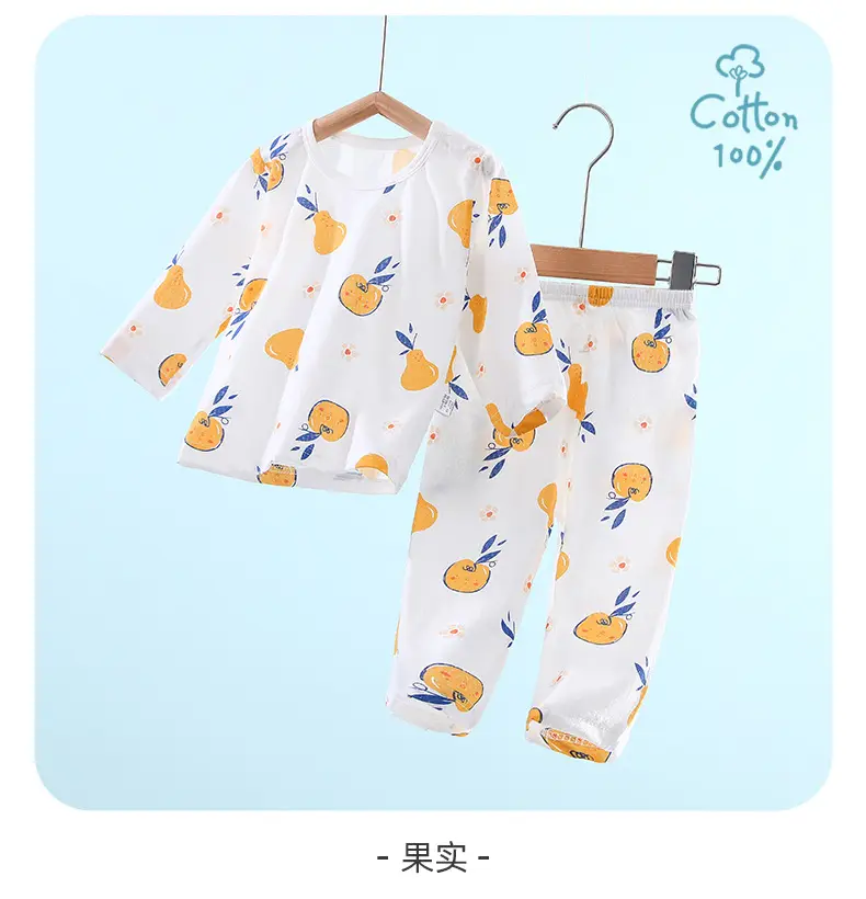 Baby Pajamas White Cotton Summer Set for Girls — feature 16