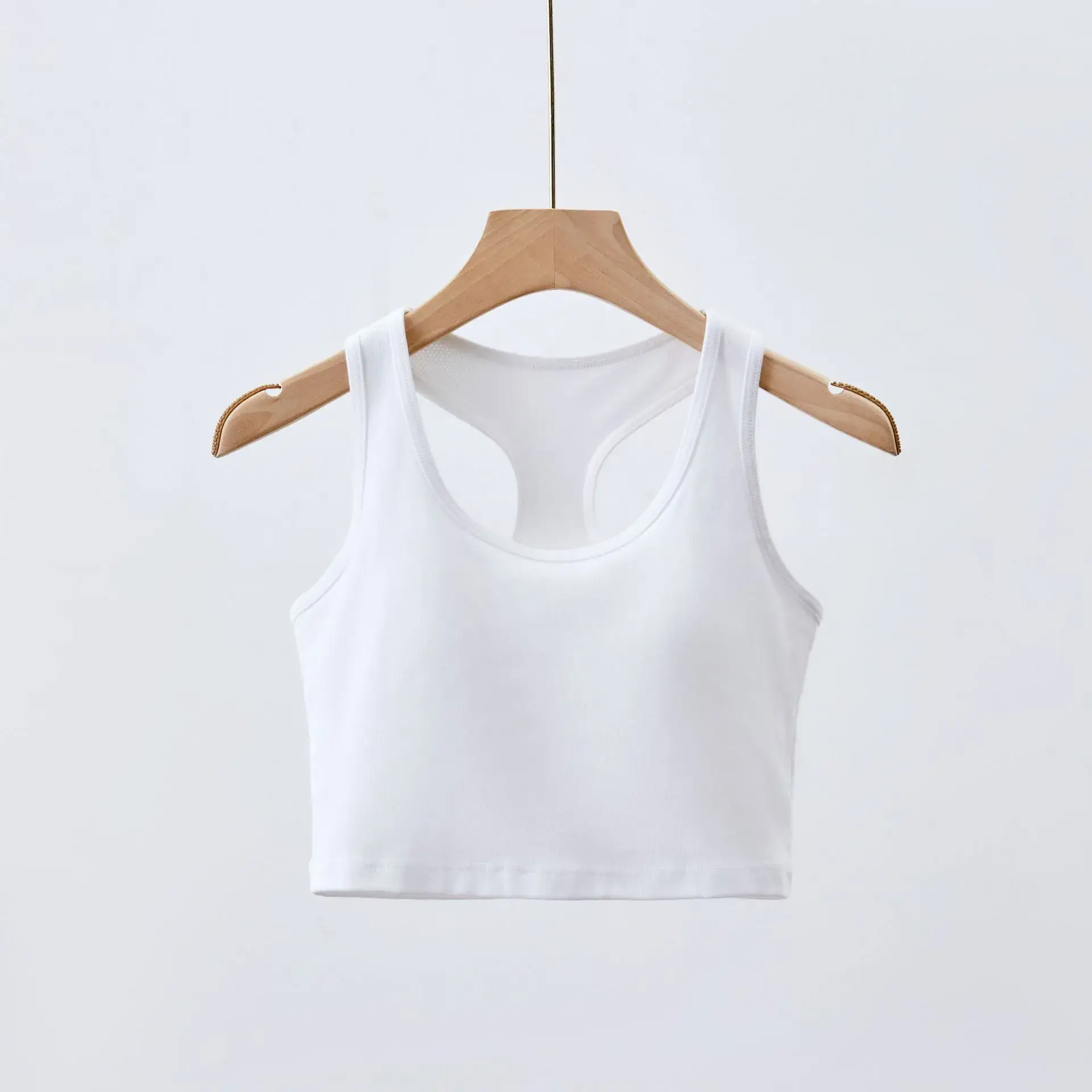 Women's I-Shape Camisole Vest with Chest Pad - Image 2