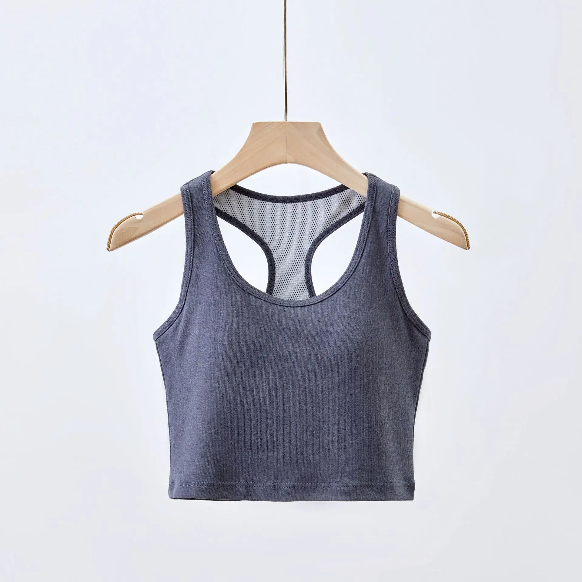 Women's I-Shape Camisole Vest with Chest Pad - Image 3