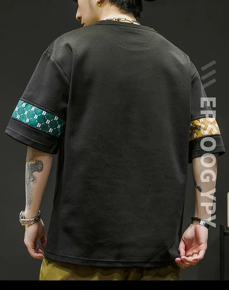 Men Grey T-Shirt with Graphic Print & Half Sleeves — feature 25