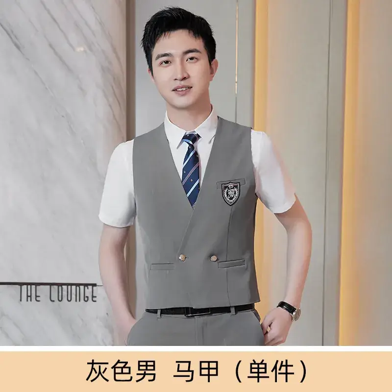 Women's Black School Vest Suit with Pleated Skirt - Image 5