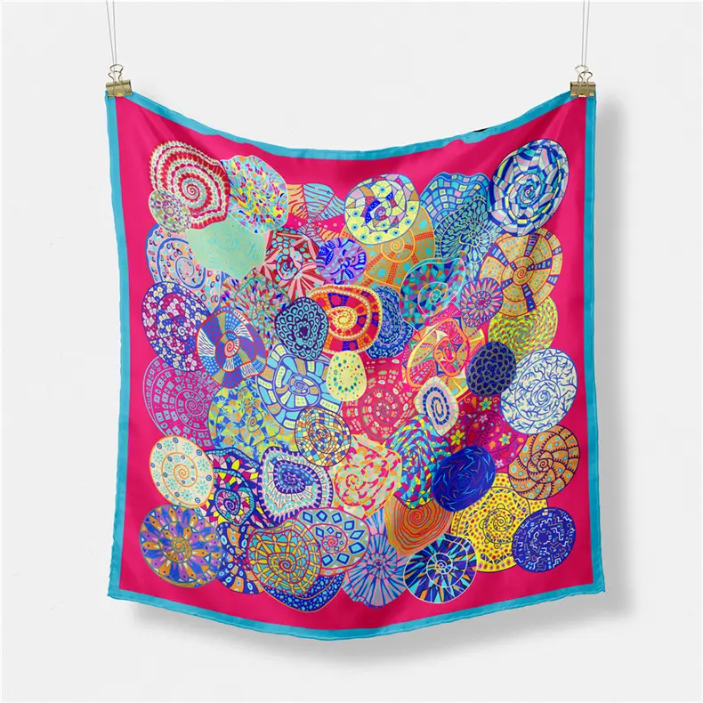Silk Scarf Ethnic Design 2024 Summer Decorative Belt