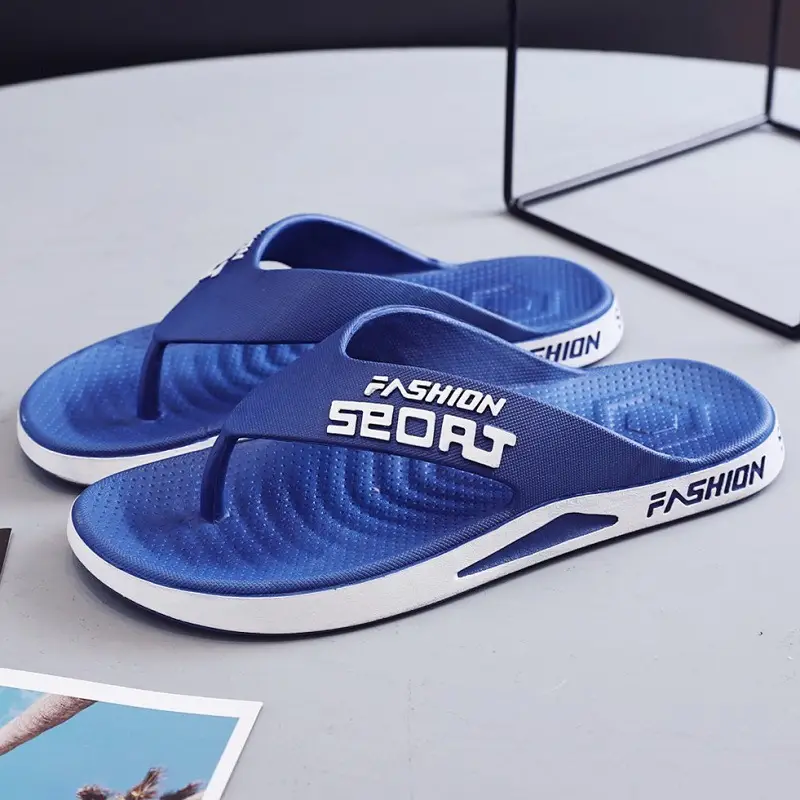 Men's Fashion Sport Grey Slide On Sandals