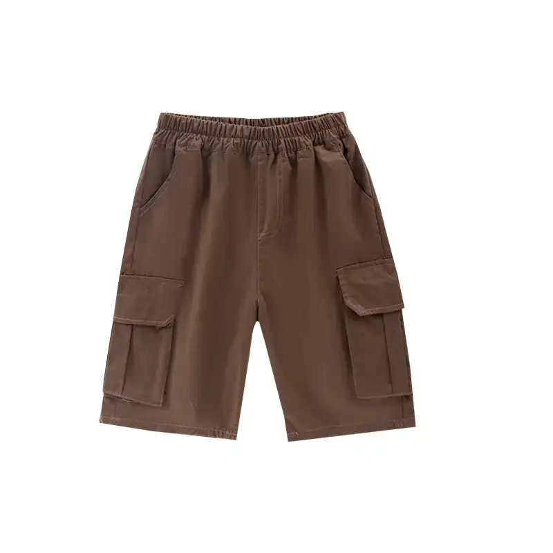 Hip Hop Boys Polo Shirt Cream Brown 2024 - Image 3