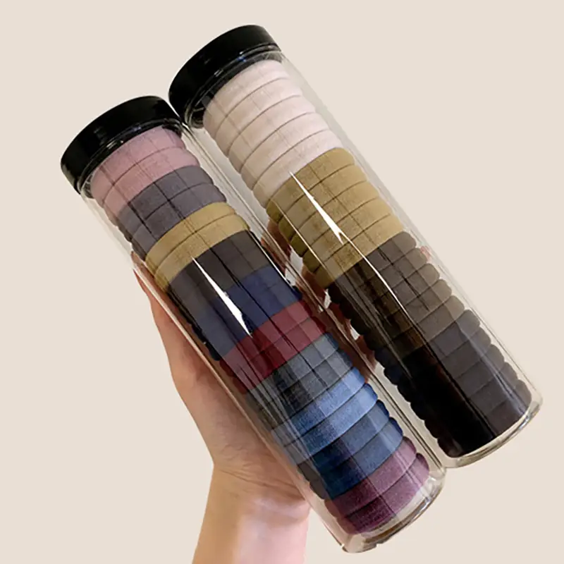 High Elastic Rubber Hair Ponytail with Multiple Colors - Image 9