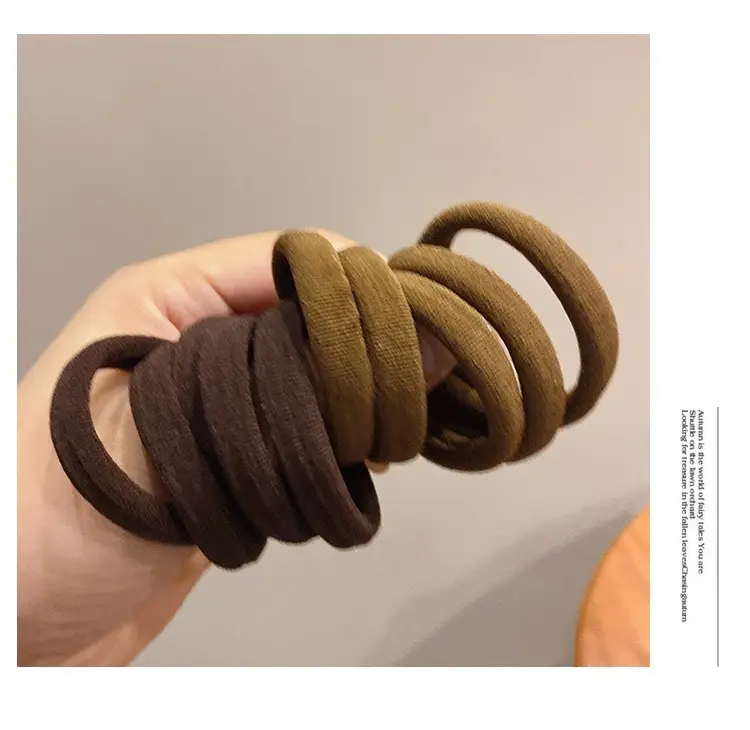 High Elastic Rubber Hair Ponytail with Multiple Colors — feature 14