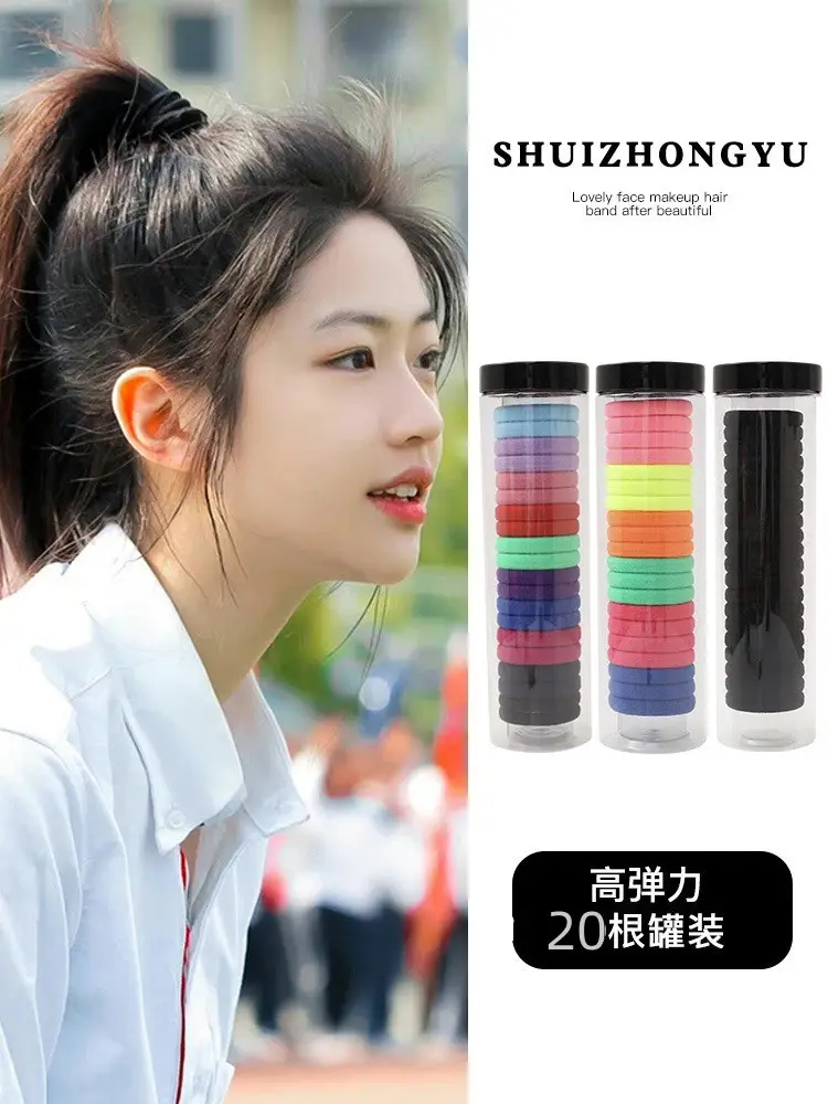 High Elastic Rubber Hair Ponytail with Multiple Colors — feature 19