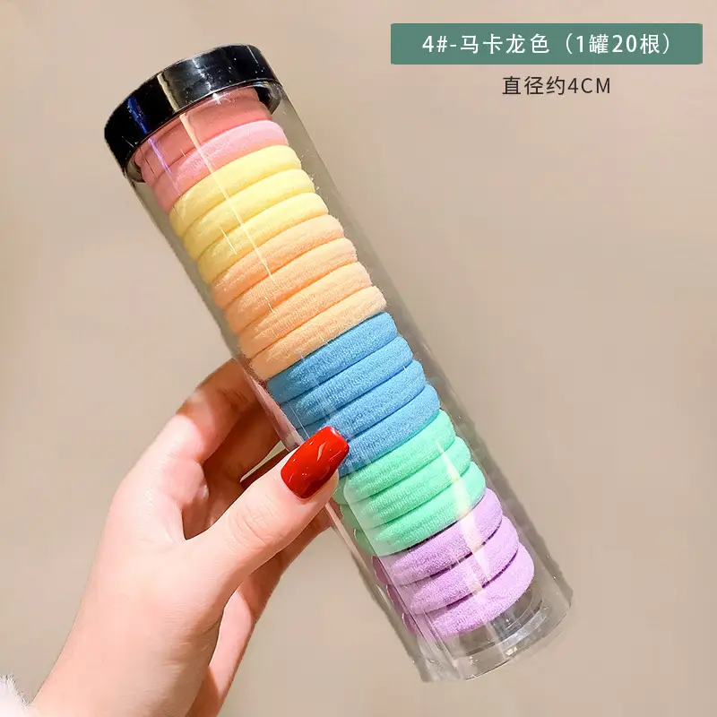 High Elastic Rubber Hair Ponytail with Multiple Colors - Image 4