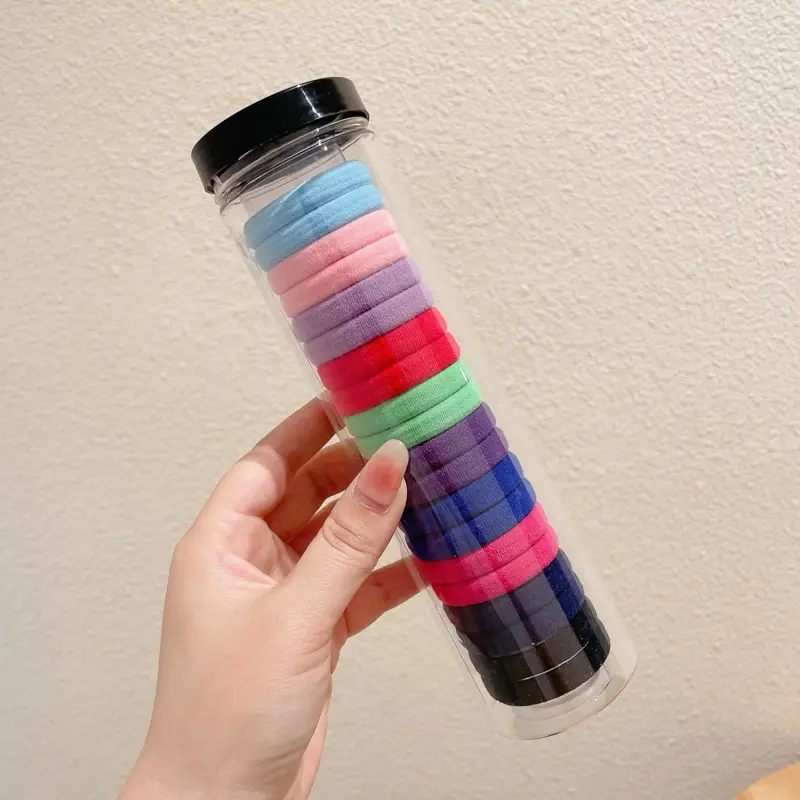 High Elastic Rubber Hair Ponytail with Multiple Colors - Image 5