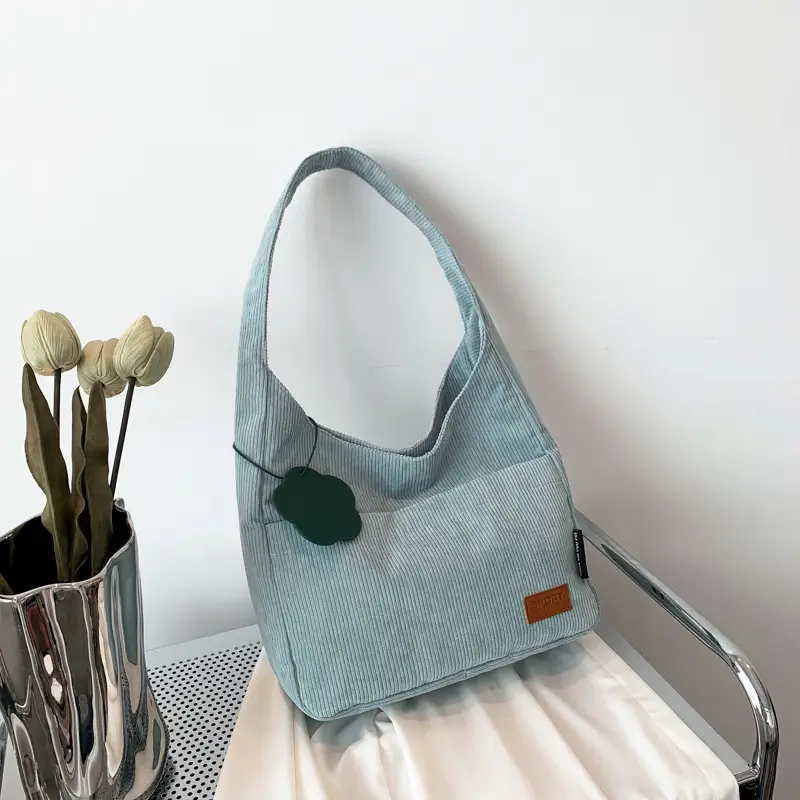 2025 New Corduroy Shoulder Bag for Women Students - Image 7