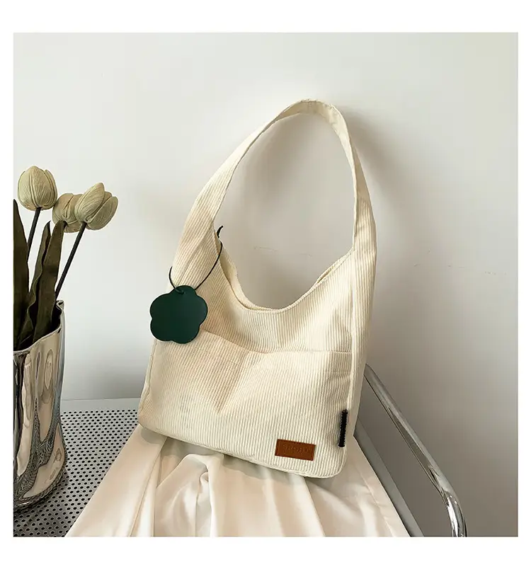 2025 New Corduroy Shoulder Bag for Women Students — feature 29