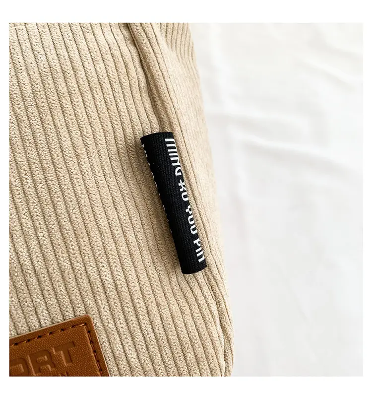 2025 New Corduroy Shoulder Bag for Women Students — feature 30