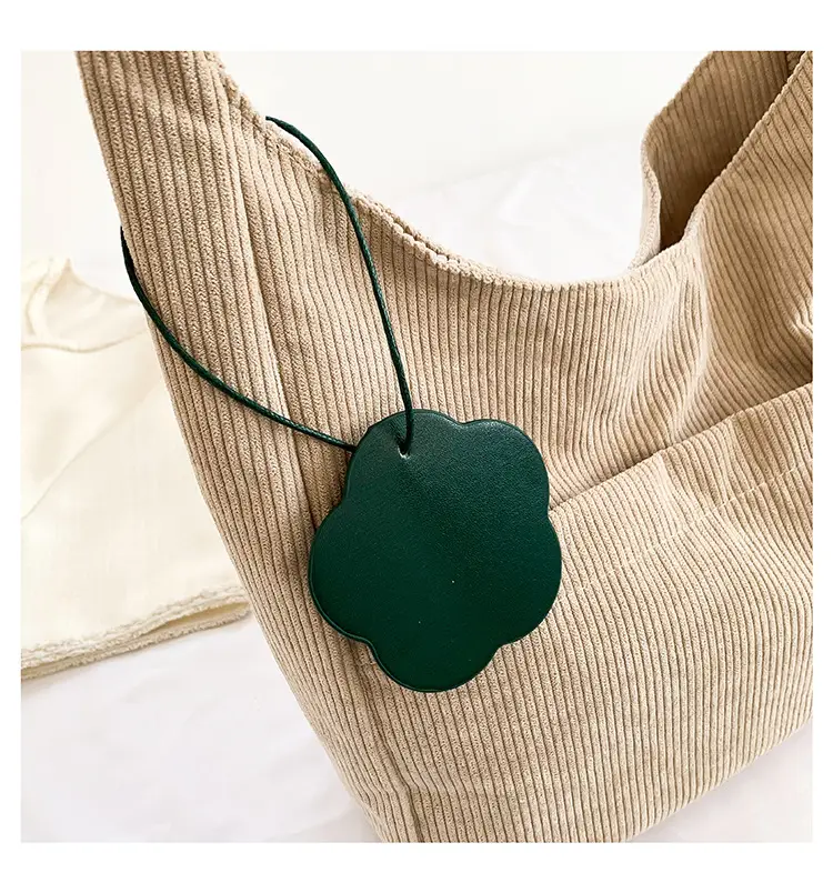 2025 New Corduroy Shoulder Bag for Women Students — feature 32