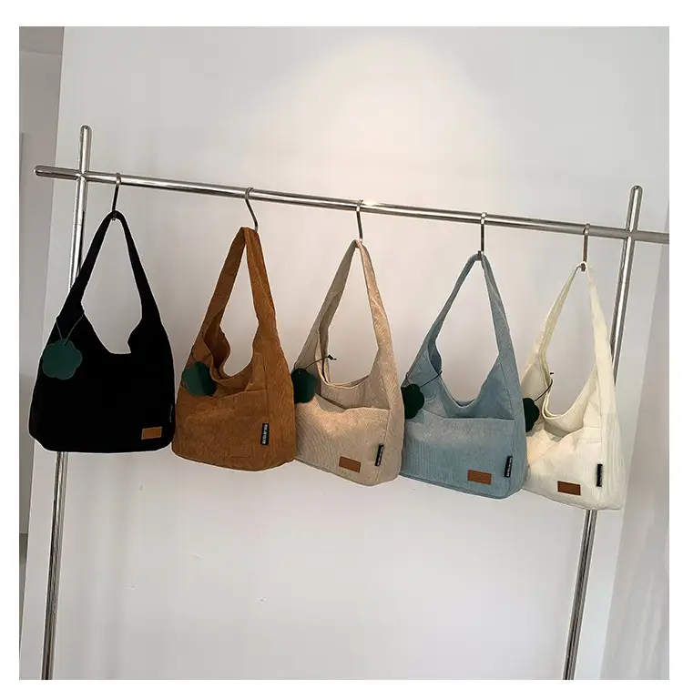 2025 New Corduroy Shoulder Bag for Women Students — feature 8
