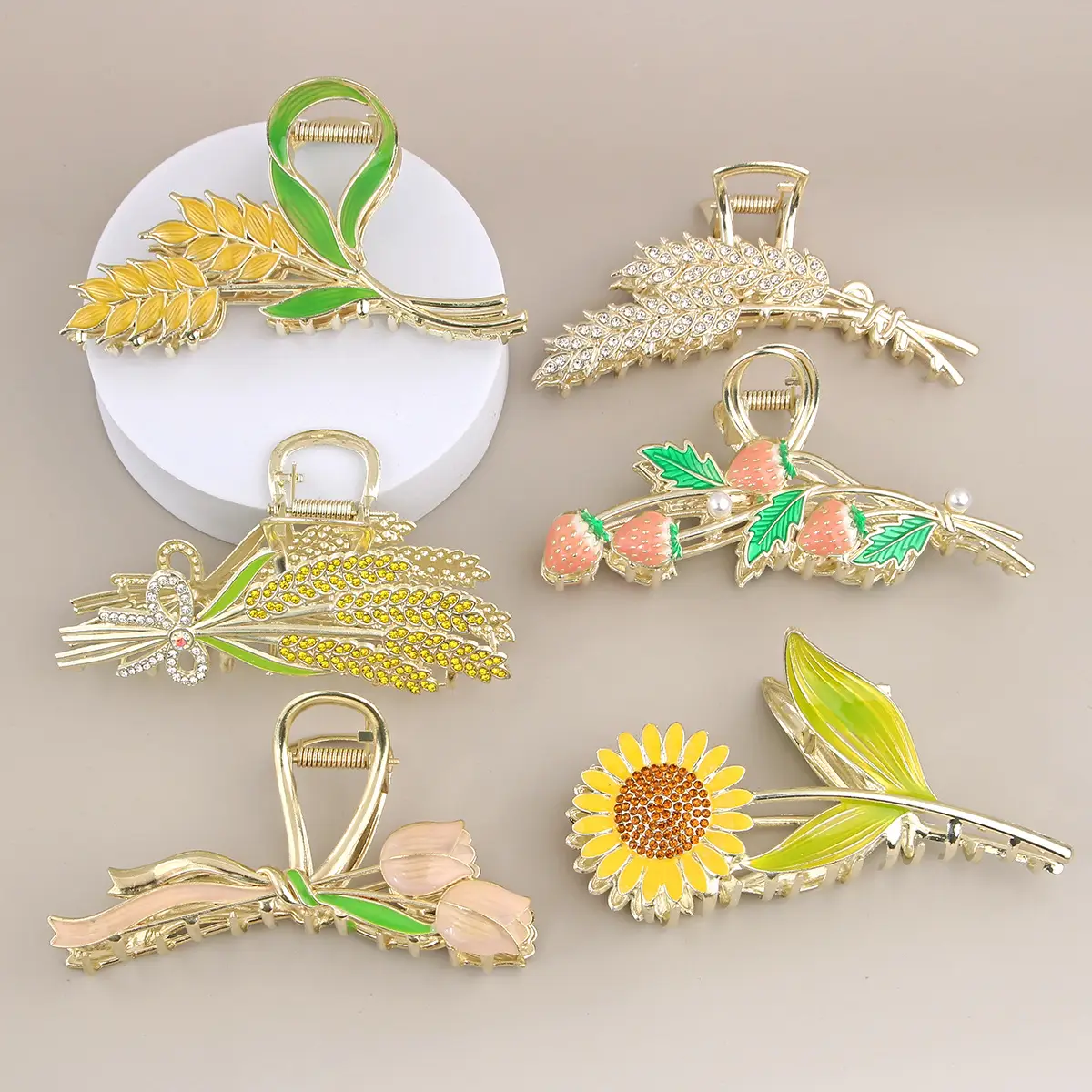Korean Style Large Alloy Hair Clip for Women - Image 32