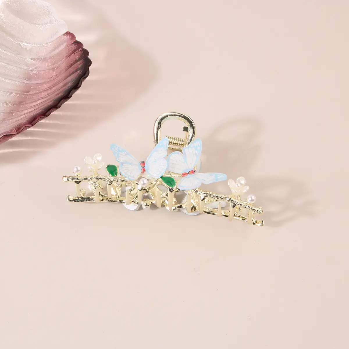 Korean Style Large Alloy Hair Clip for Women - Image 17
