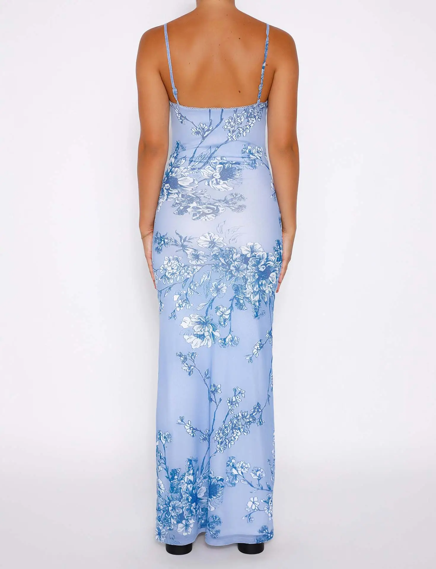 New Women's Long Dress Holiday Elegant Slim-fit Printed Design — feature 18