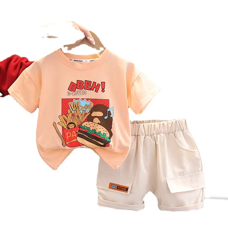 Foreign Trade Boys Cartoon Shorts Set Summer Cotton - Image 6